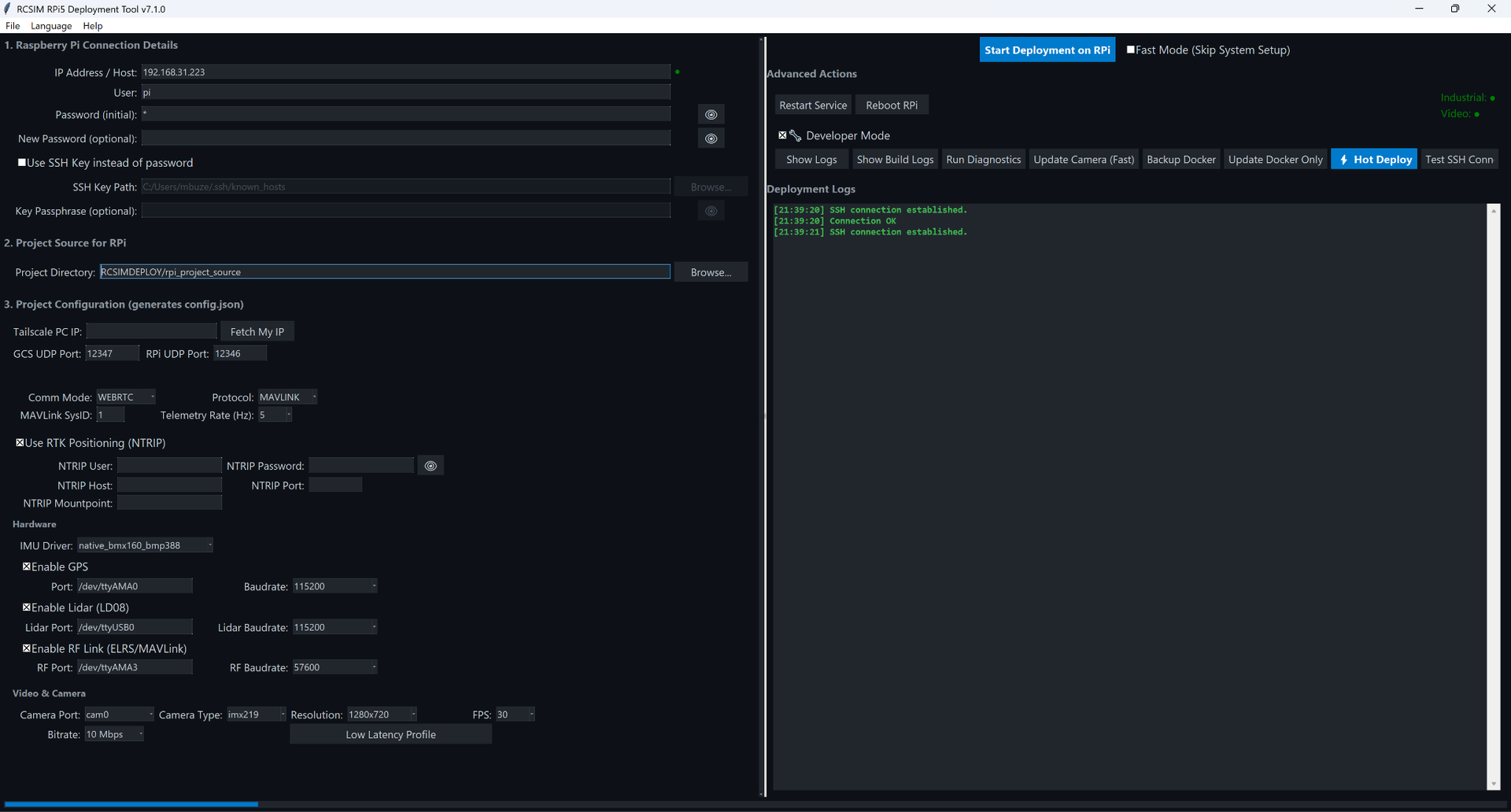 Deployment Tool Progress